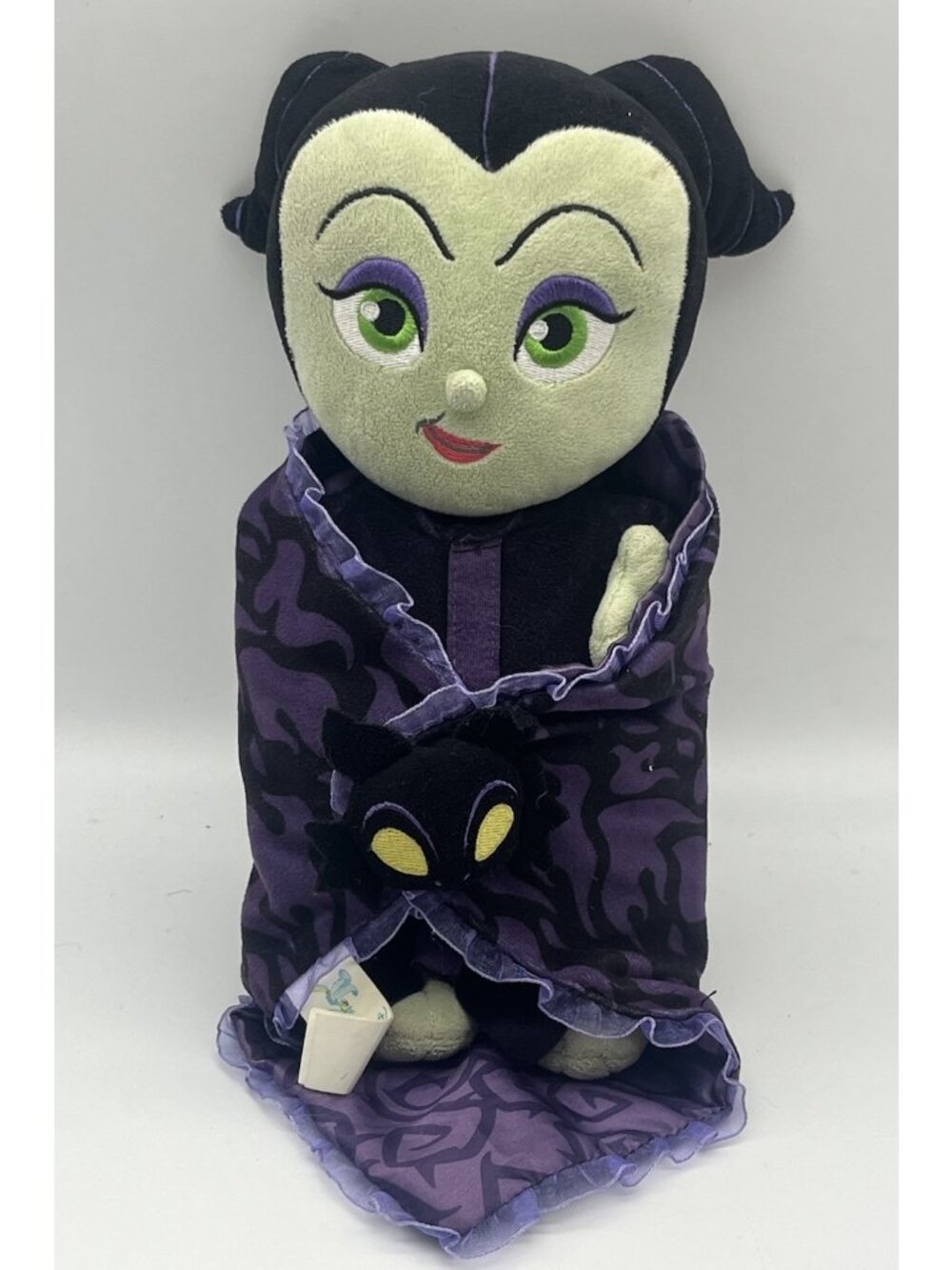 Disney Parks Babies Maleficent Plush 10" Swaddle Blanket Sleeping Beauty